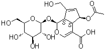 CAS 登录号：118292-15-2, 6-O-乙酰基鸡屎藤苷