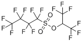 structure of CAS# 118334-96-6, 1,1,1,3,3,3-六氟丙烷-2-基1,1,2,2,3,3,4,4,4-九氟丁烷-1-磺酸酯