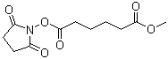 CAS 登录号：118380-06-6, 己二酸 1-(2,5-二氧代-1-吡咯烷基)酯 6-甲酯