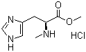 CAS # 118384-75-1, N-Methyl-L-histidine methyl ester monohydrochloride