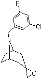 CAS # 1184917-32-5, 8-[(3-Chloro-5-fluorophenyl)methyl]spiro[8-azabicyclo[3.2.1]octane-3,2'-oxirane]