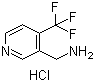 structure of CAS# 1185138-23-1, 4-三氟甲基-3-吡啶甲胺盐酸盐