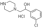 CAS 登录号：1185307-80-5, alpha-(3-氯苯基)-1-哌嗪乙醇盐酸盐