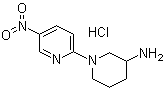 CAS 登录号：1185309-50-5, 1-(5-硝基-2-吡啶基)-3-哌啶胺盐酸盐