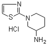 CAS 登录号：1185309-72-1, 1-(2-噻唑基)-3-哌啶胺盐酸盐