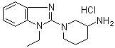 CAS # 1185310-01-3, 1-(1-Ethyl-1H-benzimidazol-2-yl)-3-piperidinamine hydrochloride