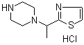 CAS # 1185311-27-6, 1-[1-(2-Thiazolyl)ethyl]piperazine hydrochloride
