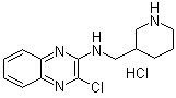 CAS # 1185311-67-4, 3-Chloro-N-(3-piperidinylmethyl)-2-quinoxalinamine hydrochloride