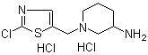 CAS # 1185311-97-0, 1-[(2-Chloro-5-thiazolyl)methyl]-3-piperidinamine hydrochloride