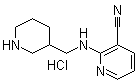 CAS # 1185319-20-3, 2-[(3-Piperidinylmethyl)amino]-3-pyridinecarbonitrile hydrochloride