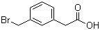 structure of CAS# 118647-53-3, 3-(Bromomethyl)phenylacetic acid