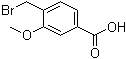 CAS # 118684-13-2, 4-Bromomethyl-3-methoxybenzoic acid