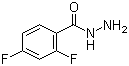 structure of CAS# 118737-62-5, 2,4-二氟苯甲酰肼
