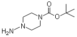 structure of CAS# 118753-66-5, 4-氨基哌嗪-1-羧酸叔丁酯