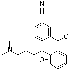 CAS # 1187671-15-3, 4-[4-(Dimethylamino)-1-hydroxy-1-phenylbutyl]-3-(hydroxymethyl)benzonitrile