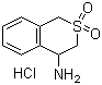 structure of CAS# 1187830-61-0, 4H-氨基-1,3-二氢-2-苯并噻喃 2,2-二氧化物盐酸盐