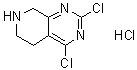 structure of CAS# 1187830-76-7, 2,4-二氯-5,6,7,8-四氢吡啶并[3,4-d]嘧啶盐酸盐