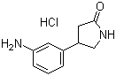 structure of CAS# 1187830-88-1, 4-(3-氨基苯基)-2-吡咯烷酮盐酸盐