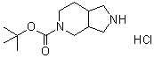 structure of CAS# 1187933-06-7, 八氢-5H-吡咯并[3,4-c]吡啶-5-羧酸叔丁酯盐酸盐