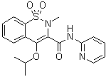 CAS # 118854-49-2, 2-Methyl-4-(1-methylethoxy)-N-(2-pyridinyl)-2H-1,2-benzothiazine-3-carboxamide 1,1-dioxide