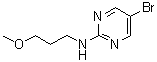 structure of CAS# 1189482-51-6, 5-溴-N-(3-甲氧基丙基)-2-嘧啶胺