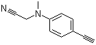 CAS 登录号：1190129-79-3, 2-[(4-乙炔基苯基)甲基氨基]乙腈