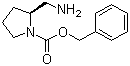 CAS 登录号：119020-03-0, (S)-2-氨甲基-1-Cbz-吡咯烷, (S)-2-氨甲基-1-吡咯烷甲酸苄酯