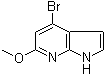 CAS 登录号：1190310-00-9, 4-溴-6-甲氧基-1H-吡咯并[2,3-b]吡啶