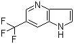 structure of CAS# 1190311-44-4, 6-(三氟甲基)-1H-吡咯并[3,2-b]吡啶