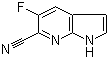 CAS 登录号：1190316-08-5, 5-氟-1H-吡咯并[2,3-b]吡啶-6-甲腈
