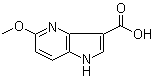 structure of CAS# 1190319-23-3, 5-Methoxy-1H-pyrrolo[3,2-b]pyridine-3-carboxylic acid