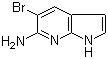 structure of CAS# 1190322-18-9, 5-Bromo-1H-pyrrolo[2,3-b]pyridin-6-amine