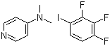 structure of CAS# 1190385-23-9, 2,3,4-三氟碘苯与 N,N-二甲基-4-吡啶胺的化合物