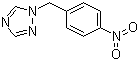 structure of CAS# 119192-09-5, 1-(4-硝基苯基)甲基-1,2,4-三氮唑