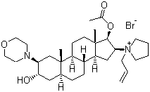 structure of CAS# 119302-91-9, 罗库溴铵