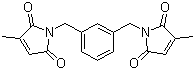 CAS # 119462-56-5, 1,3-Bis(citraconimidomethyl)benzene, 1,3-Bis(citraconimidomethyl)benzol, 1,3-Bis((3-methyl-2,5-dioxopyrrol-1-yl)methyl)benzol