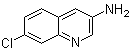 structure of CAS# 1195710-15-6, 7-氯-3-喹啉胺