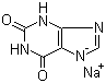 structure of CAS# 1196-43-6, 黄嘌呤钠盐