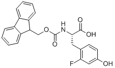 structure of CAS# 1196146-72-1, N-Fmoc-2-fluoro-L-tyrosine