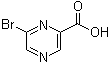 structure of CAS# 1196151-53-7, 6-溴吡嗪-2-羧酸