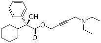 CAS # 119618-22-3, (S)-Oxybutynin, Esoxybutynin, alpha-Cyclohexyl-alpha-hydroxybenzeneacetic acid 4-(diethylamino)-2-butyn-1-yl ester