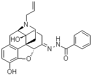 structure of CAS# 119630-94-3, 纳洛酮苯甲酰腙