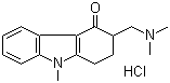 structure of CAS# 119812-29-2, 3-[(二甲基氨基)甲基]-1,2,3,9-四氢-9-甲基-4H-咔唑-4-酮盐酸盐
