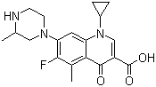 structure of CAS# 119914-60-2, 格帕沙星