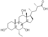 structure of CAS# 1199796-29-6, 6alpha-乙基-23(S)-甲基胆酸