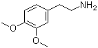structure of CAS# 120-20-7, 3,4-Dimethoxyphenethylamine