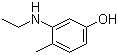 structure of CAS# 120-37-6, 3-(乙基氨基)-4-甲酚