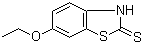 structure of CAS# 120-53-6, 6-乙氧基-2-巯基苯并噻唑