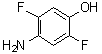 structure of CAS# 120103-19-7, 2,5-Difluoro-4-aminophenol