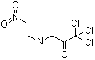 structure of CAS# 120122-47-6, 1-甲基-4-硝基-2-(三氯乙酰基)吡咯